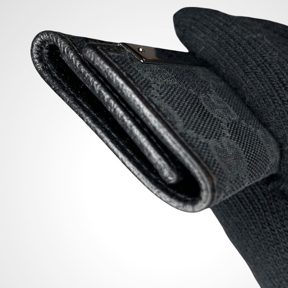 Gucci Black GG Canvas Leather 6 Key Case - Picture 7 of 7